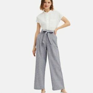 UNIQLO Light Blue Linen Pants (Women's)